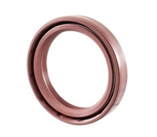 EAI 35x72x10mm FPM/FKM Oil Shaft Rotary Seal w/ Stainless Steel Spring Dbl Lip