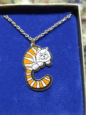 Kitty Cat Necklace Fuller Brush Company Calico Kitten New