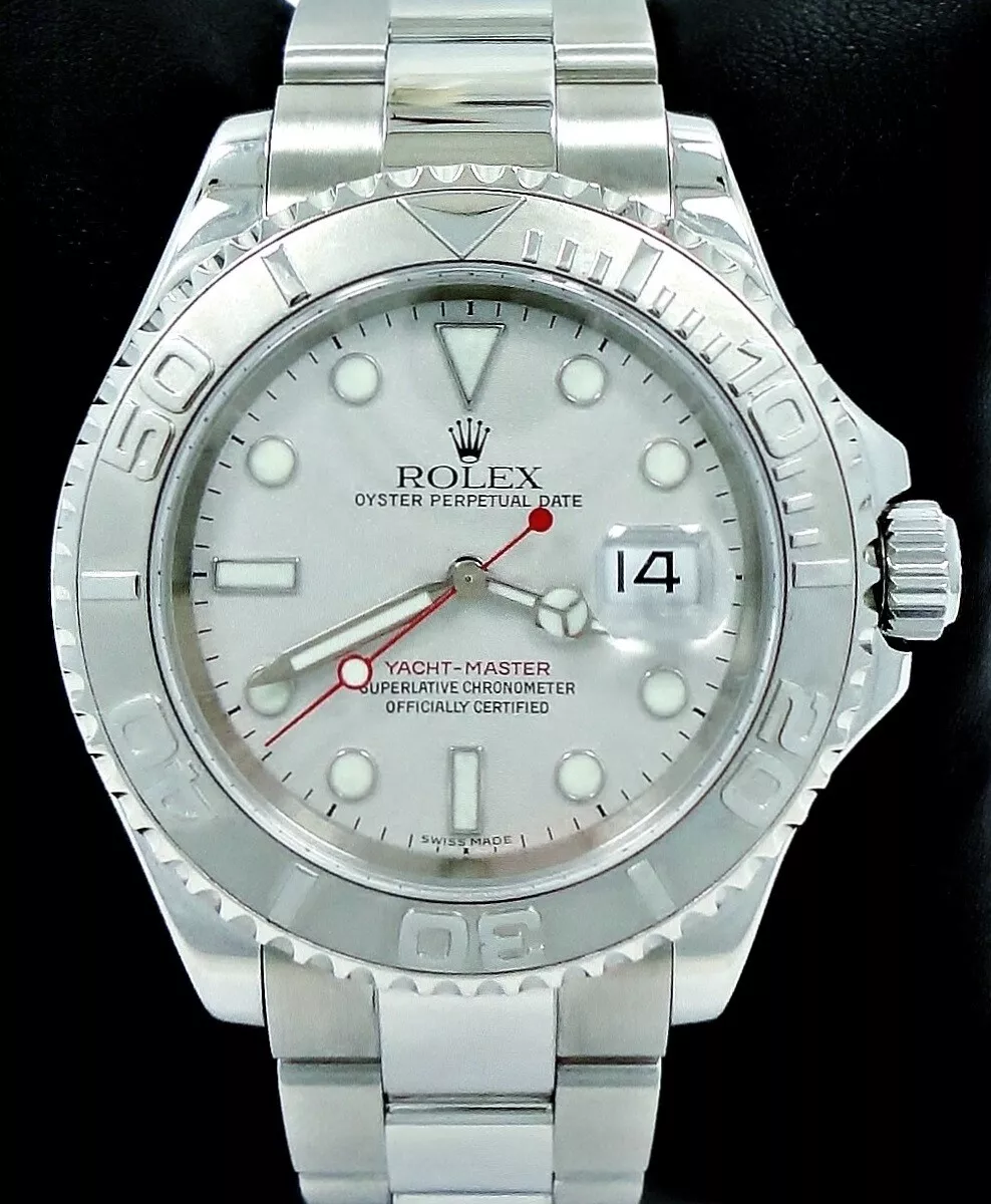 ROLEX Yacht Master 16622 40mm Oyster Perpetual Platinum Bezel