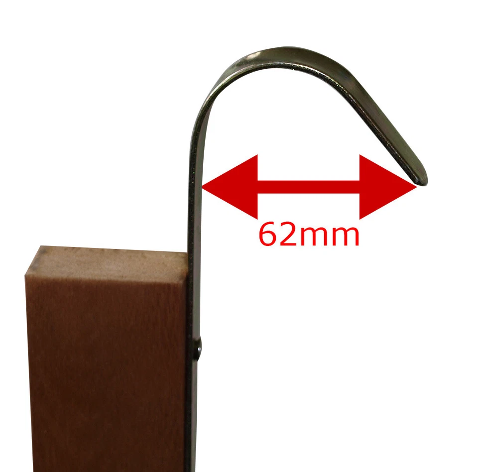 Balkonhängetisch Balkontisch Balkonmöbel Tisch klappbar 60x40cm Akazie Holz - Bild 3 von 4