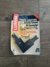 Lumin Track Lighting Outside 90 Degree Connector Lumin / Crest Black 10-147