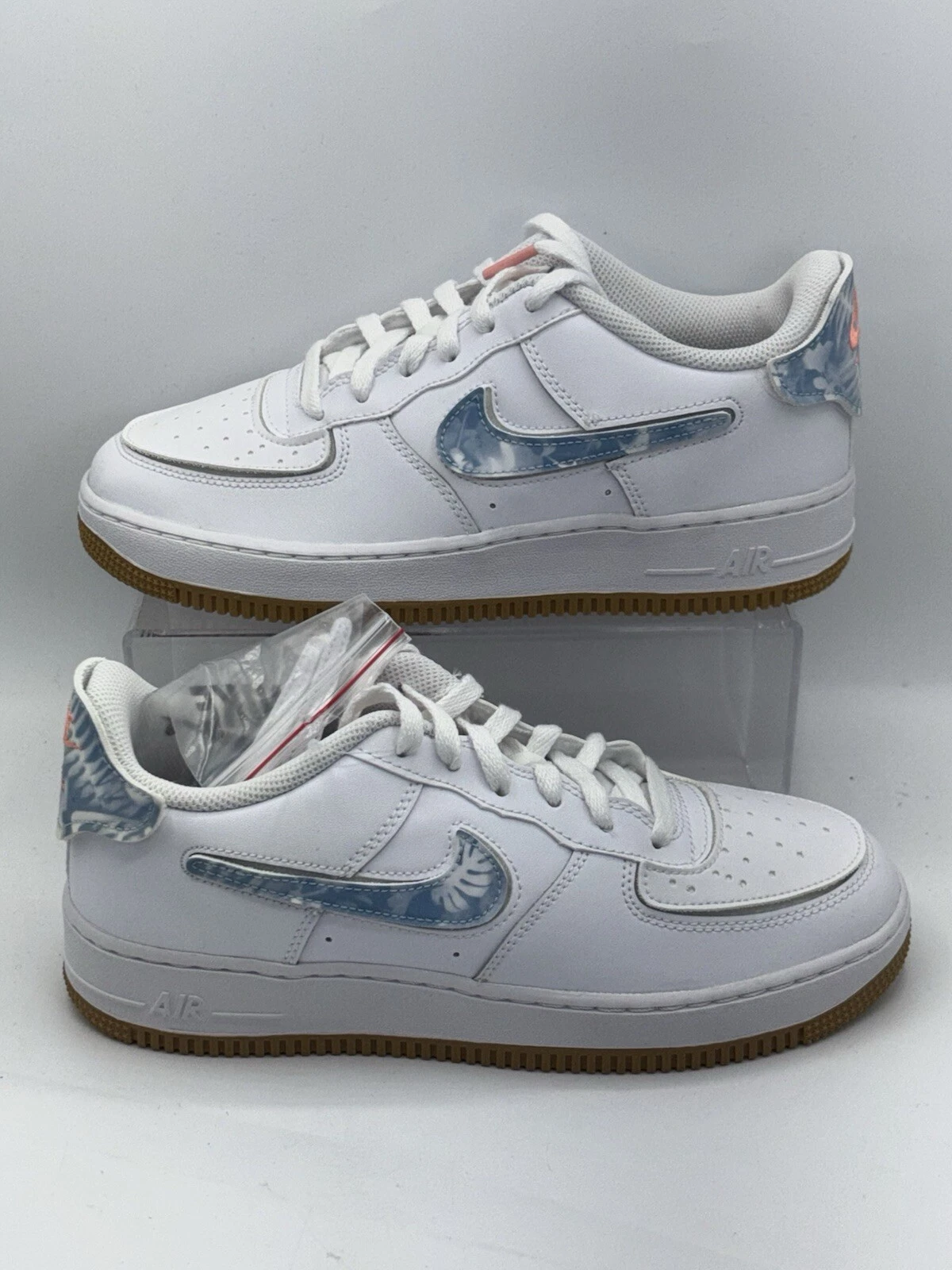 Nike Air Force 1 Low Kids taglia 7 Wmns 8 5 'White Bleached Coral Gum' DM1020 100