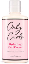 Only Curls Hydrating Curl Crème, 250Ml, Curly Hair Product, Curl Enhancer & Cont