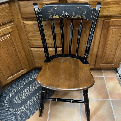 最後の値下げ■ETHAN ALLEN■2人　中古品 Vintage Ethan Allen Maple Thumb Back Dining Chair American