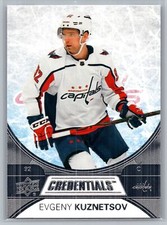 2021-22 Upper Deck Credentials #37 Evgeny Kuznetsov Washington Capitals