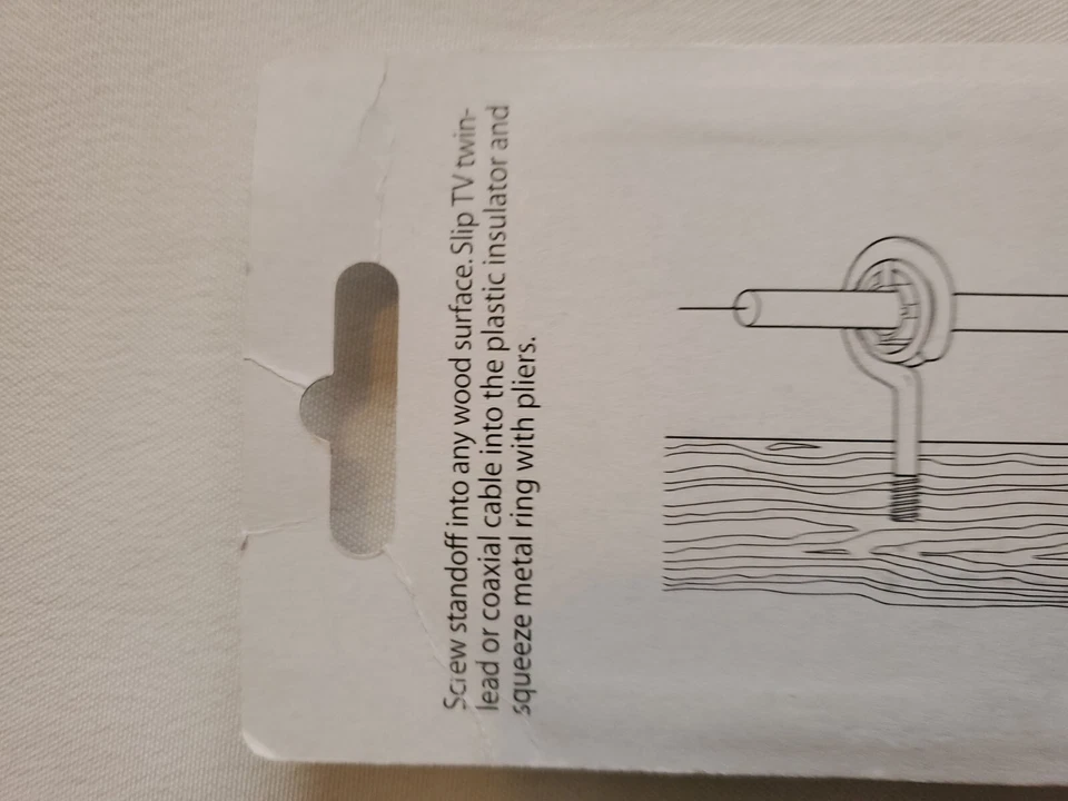 Acessórios de antena de parafuso de madeira RadioShack 15-853 kg de 4 3,5" - Imagem 3 de 4