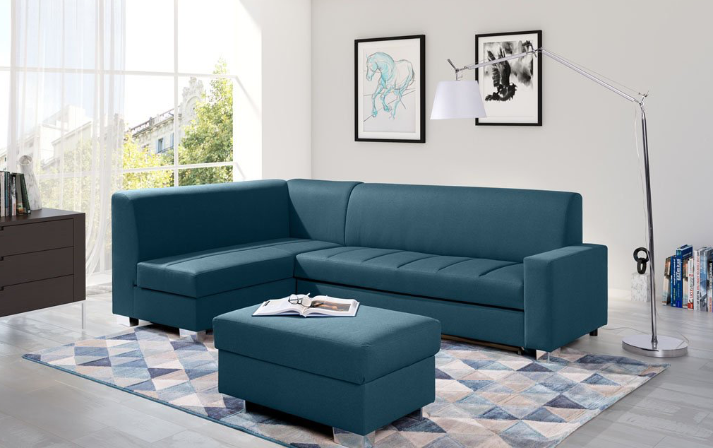 Elegant Corner Sofa Bed Baci Living Room