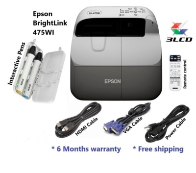 BrightLink 475Wi Interactive WXGA 3LCD Projector (6 months warranty)