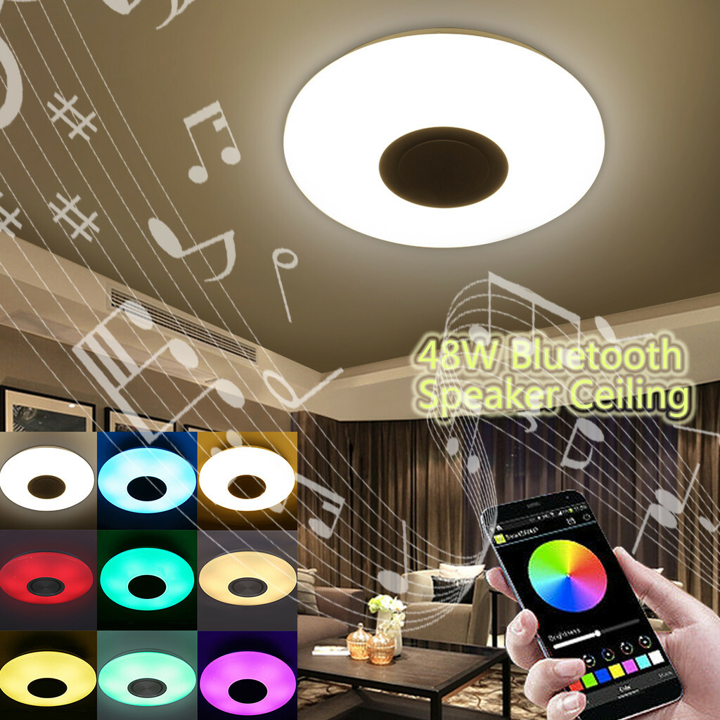 led ceiling light bluetooth