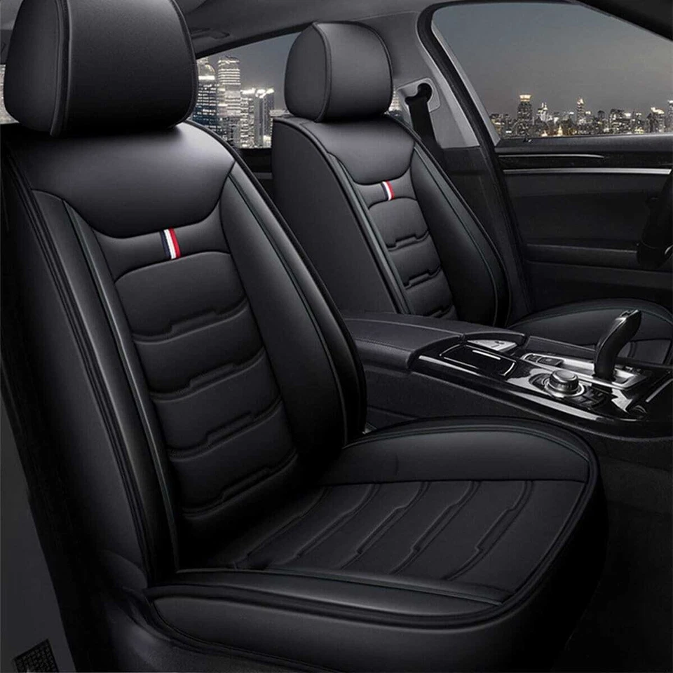For Acura TL 4 Door 2004-2014 Front 2-Seat Seat Covers Protector Leather Cushion Foto 4 de 4