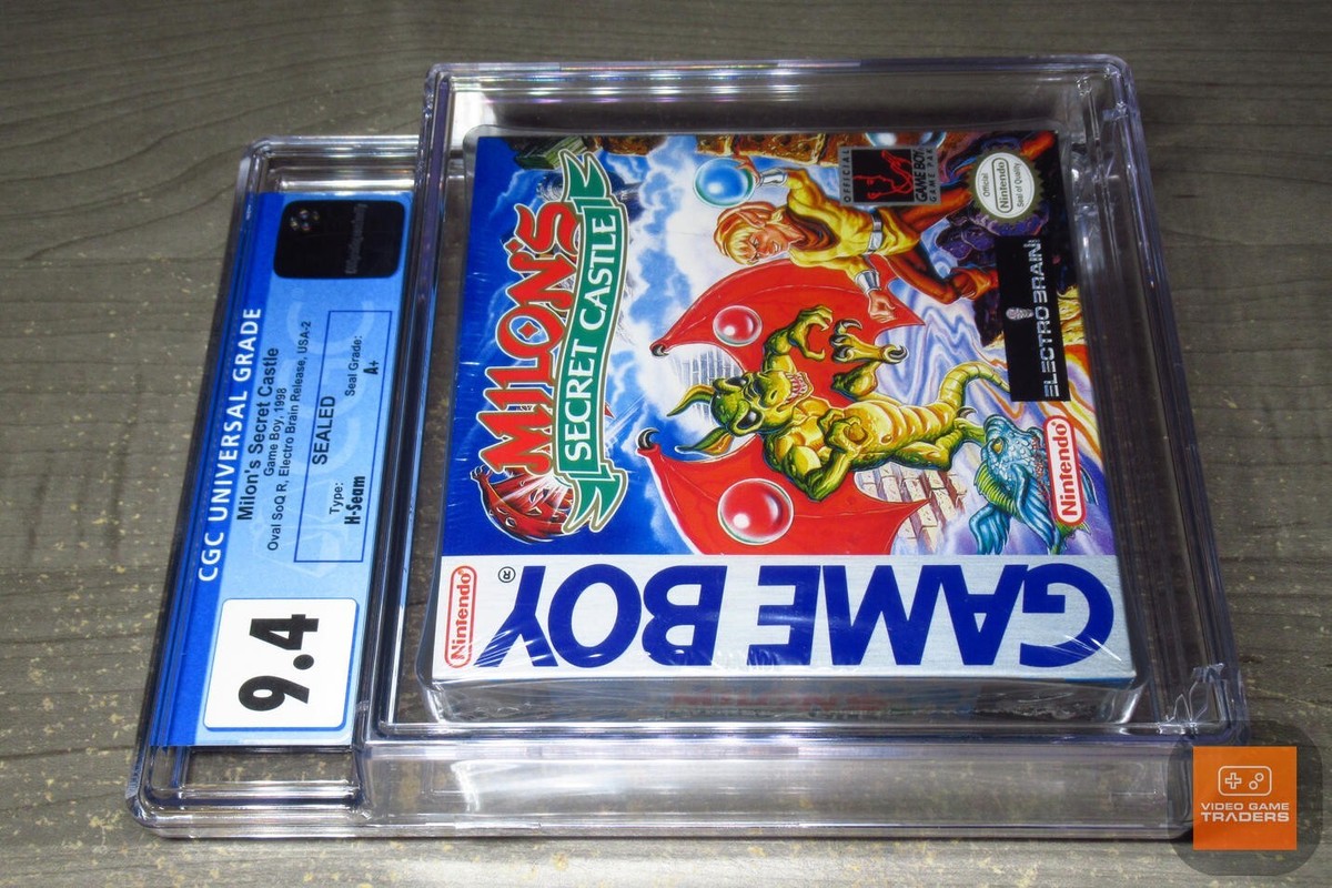 CGC 9.4 A+ - Milon's Secret Castle [Electro Brain] Game Boy