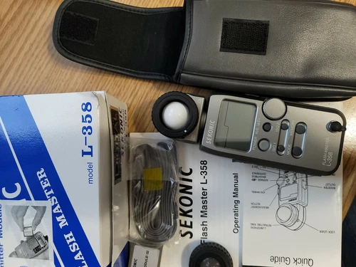 Minty Sekonic l-358 Light Meter w/ RT-32 module