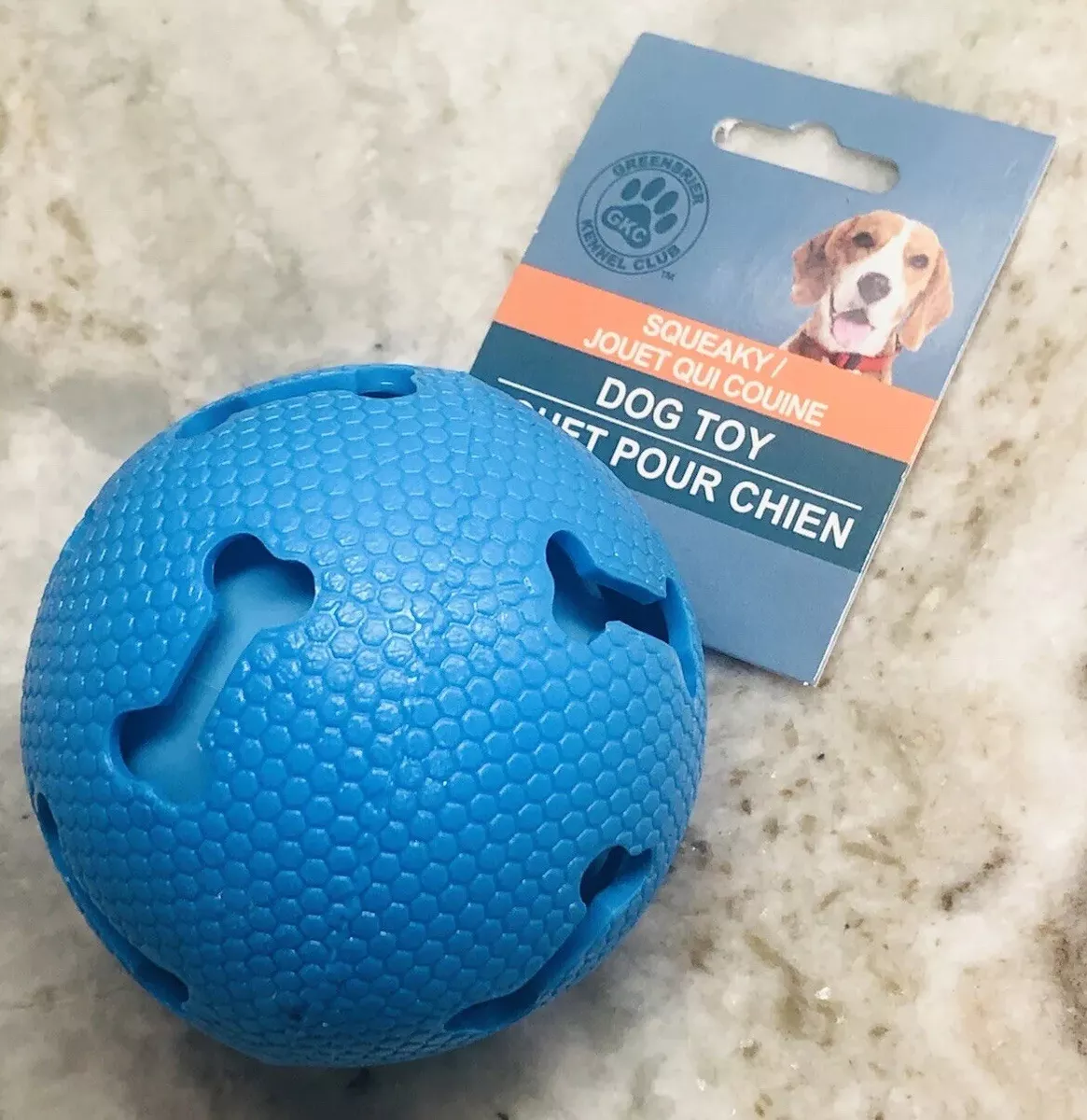 Blue ball cheap dog toy