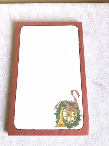 Vtg New Sealed Christmas Thank You Cards Notepad Paper Epherma Junk Drawer Lot - Picture 6 of 7
