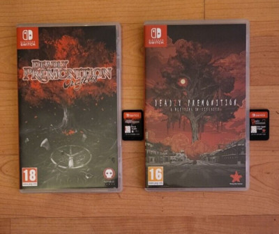 DEADLY PREMONITION ORIGINS & SEGEN IN VERKLEIDUNG SWITCH CARTS AND CASES UK PAL