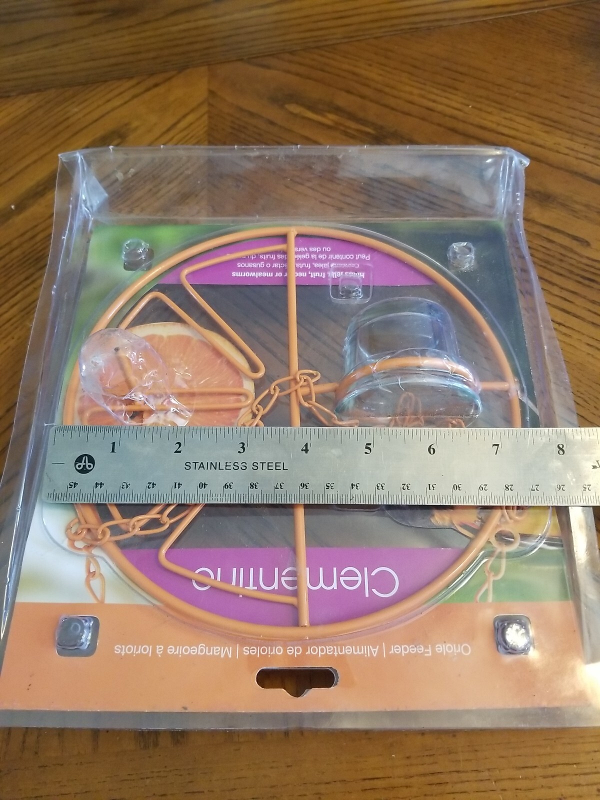 NEW Heath Outdoor Oriole Bird Feeder Jelly Cup Clementine Holder Wild Garden
