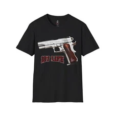 187 LIFE 45 handgun crome Softstyle T-Shirt