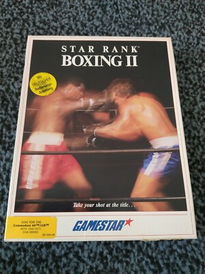 Star Rank Boxing 2 Gamestar Commodore C64 / 128 Spiel In OVP
