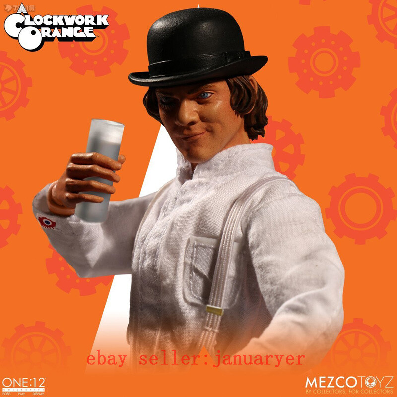 Perfect Mezco Toyz 1/12 Movie A Clockwork Orange Alex Action
