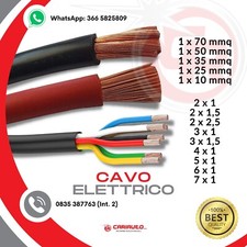 Cavo Guainato Unipolare e Multipolare Batteria Morbido Flessibile Made in Italy