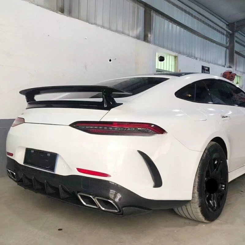 Alerón trasero de fibra de carbono real para 15-21 MB AMG GTR GT63 GT63S GT50 GT53 Foto 2 de 4