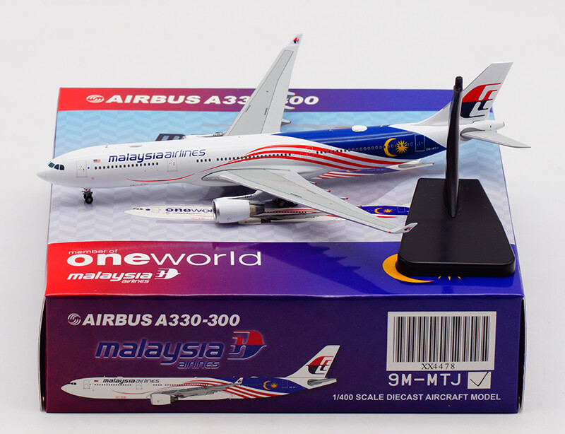 JC Wings Malaysia airlines for Airbus A330-300 9M-MTJ 1/400