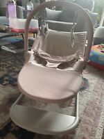 Blush Pink baby bouncer Only Used Twice!! Excellent Condition! Collection Only!