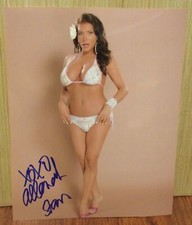 FOTO PORNO ESTRELLA DE CINE PARA ADULTOS FIRMADA POR ALLANAH STARR 8X10 B SEXY CALIENTE TRANSEXUAL