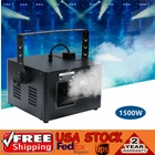 1500W DMX Low Profile Hazer Haze Smoke Fog Machine Theater DJ Stage Effect w/ RC