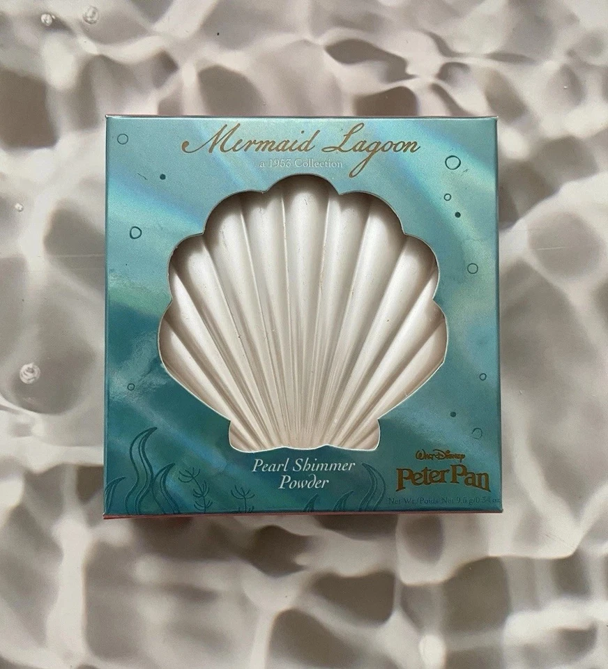 BESAME Mermaid Lagoon Peter Pan Pearl Shimmer Shell Compacto **Leer Descripción** - Imagen 1 de 4