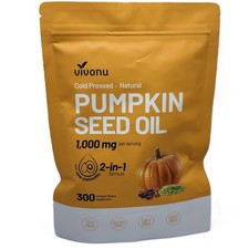Vivonu Pumpkin Seed Oil 1000mg With Saw Palmetto 300 Softgels Dietary Supplement