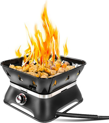 Firebowl 805 Firecube 14  Portable Square Smokeless Propane Fire Pit   Outdoor G