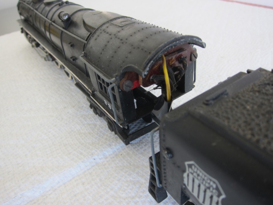 AMERICAN FLYER S 336 UP 4 8 4 LOCO 1954 ORIG LARGE MOTOR RUNS SMOKES american-flyer-s-336-up-4-8-4-loco-1954-orig-large-motor-runs-smokes