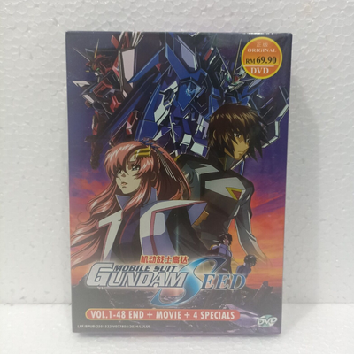 Mobile Suit Gundam SEED TV Series (Vol. 1-48 END) + Movie + 4
