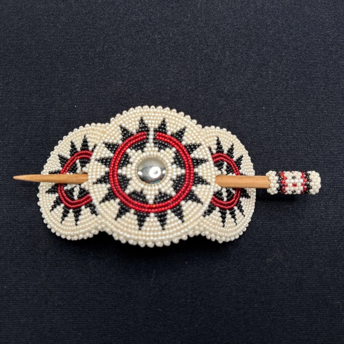 Native American Barrette In Us Native American Beads 