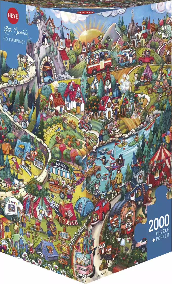 4001689299309 Puzzle 2000 elementów. Aktywny weekend, Rita Bergman Heye