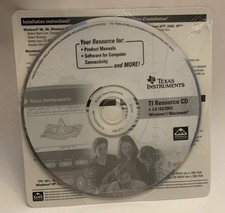 TI Resource CD Graphing Calculator Manual CD-Rom v2.8 Unopened