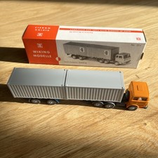 Wiking Stahl-Container Sattelzug mit OVP -Sammlerstück- Nr.52s.  H0