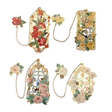 Metal Bookmarks 4 PCS Bookmarks for Reading Women Pretty Bookmarks for Women ...