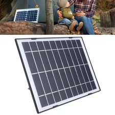 Security Camera Solar Panel Professional Efficient 10W Low Power Type C Dual