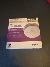 USI 10-Year Battery 3-in-1 Smoke Fire and Carbon Monoxide Detector w/Voice Alarm