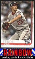 2019 Topps #398 Erick Fedde Washington Nationals