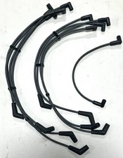 8mm Spark Plug Wires Suppression Cable, 45 Degree Boot, Gray