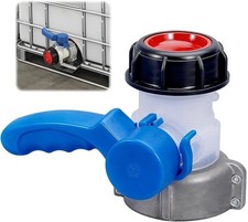 IBC Adapter Kugelhahn Absperrhahn Klappenhahn S&auml;urebest&auml;ndig Wiederverwendbar
