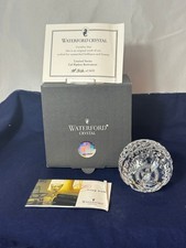 Waterford Crystal Cal Ripken Jr #312 Of 2632 Paperweight Orb In Box With COA
