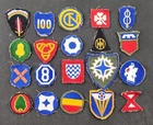 Vintage WW2 WWll Era Lot of 20 Military Uniform Shoulder Patches