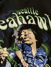 Seattle Seahawks X JIMI HENDRIX Limited Edition Hoodie 2XL NEW! 💚💙🏈🎸🎶