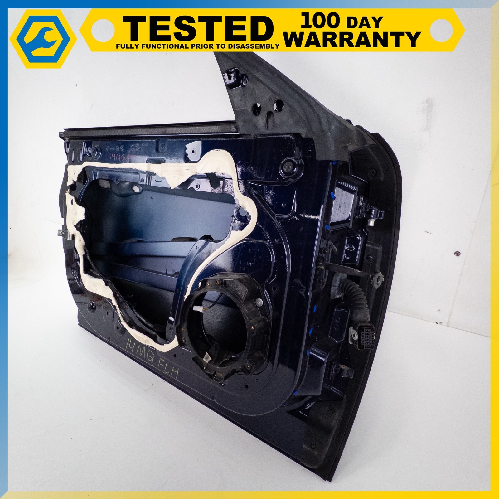 14-19 MASERATI QUATTROPORTE FRONT LEFT DRIVER SIDE DOOR SHELL BLUE OEM