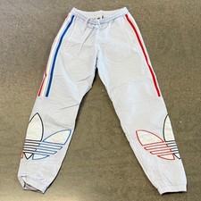 NWOT Adidas Originals Track Pants Adult XS White Trefoil Primegreen Joggers