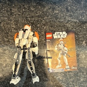 Retired Lego Star Wars: Commander Cody (75108) 99.% COMPLETE MISSING ANTENNA